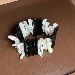 Black and White Chunky Bracelet